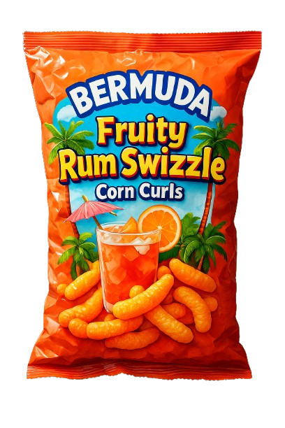 Bermuda Fruity Rum Swizzle Corn Curls
