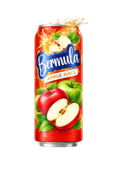 Bermula Apple Juice can