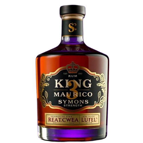 King Maurico Symons rum bottle